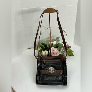 Elegant Black and Brown Women's Bag